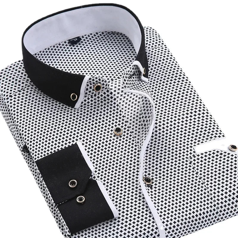 Classic long-sleeved shirt