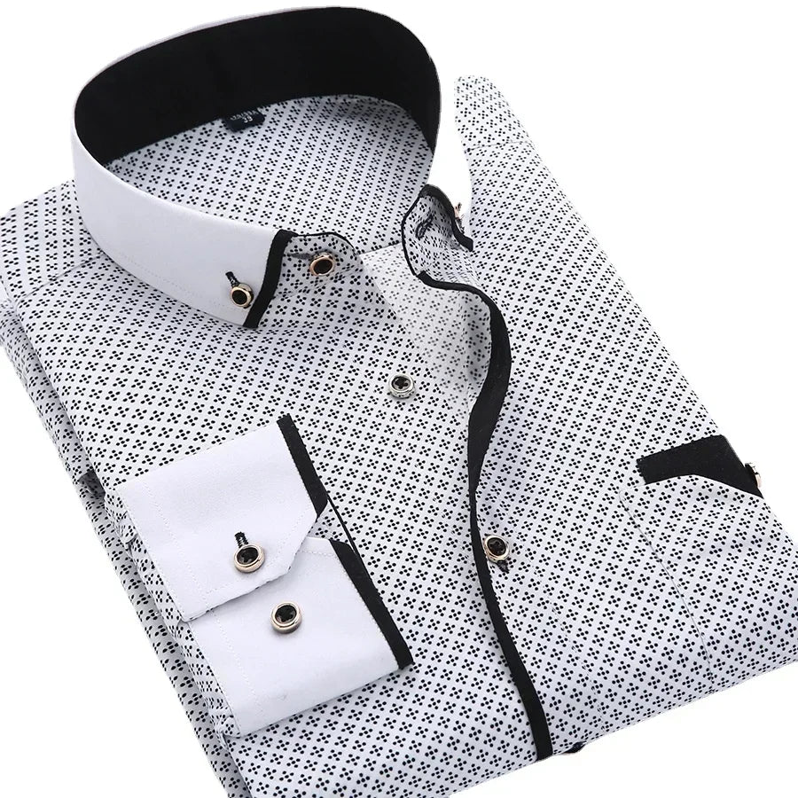 Classic long-sleeved shirt