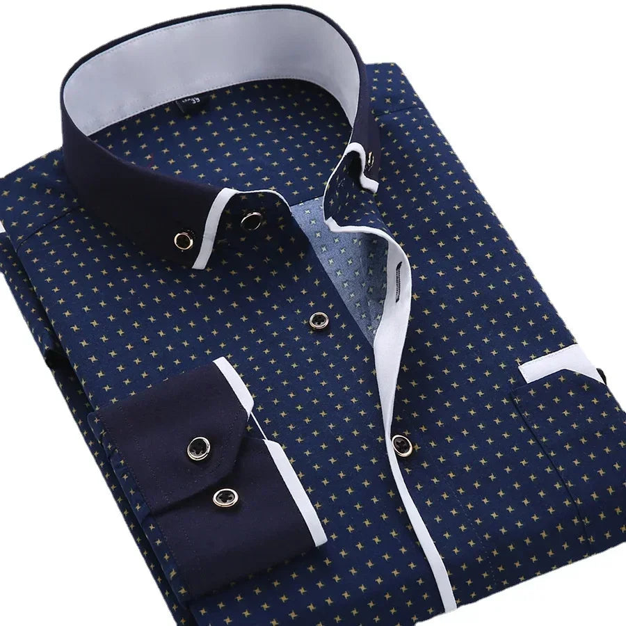 Classic long-sleeved shirt