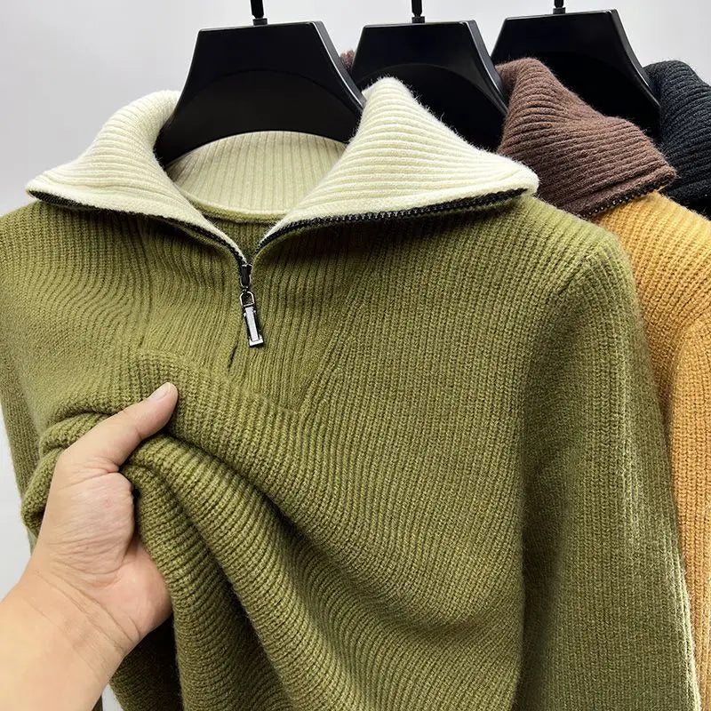Classic Old Money Wool Sweater