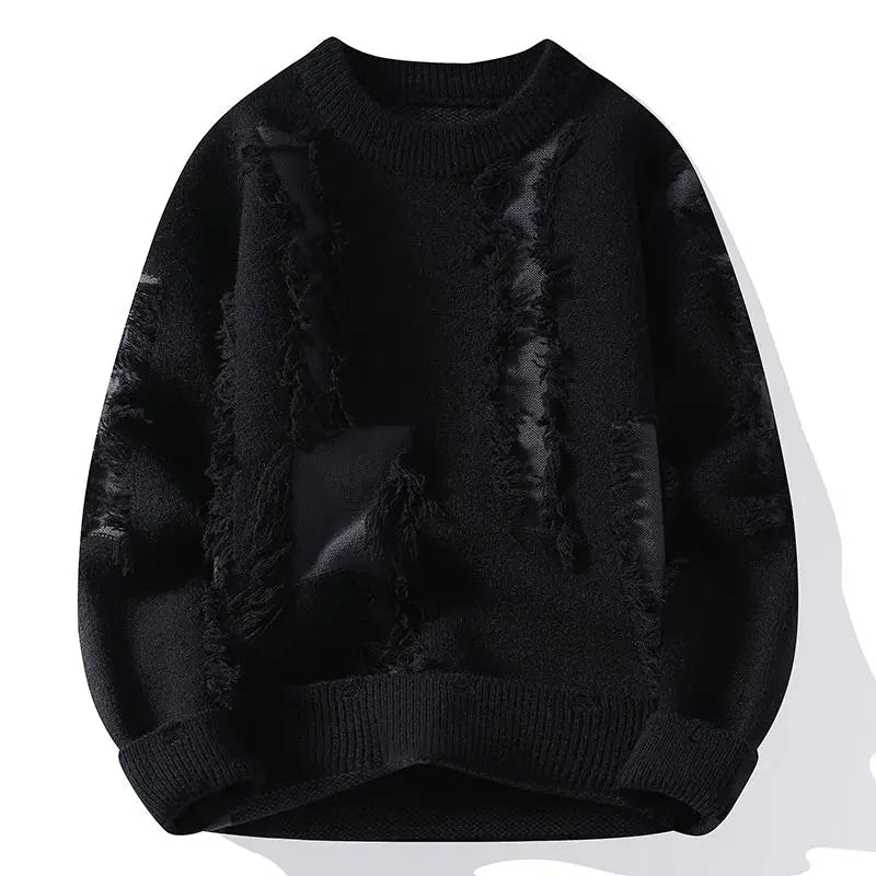 Patchwork Knitted Sweater