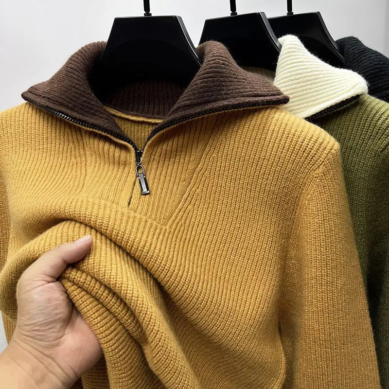 Classic Old Money Wool Sweater
