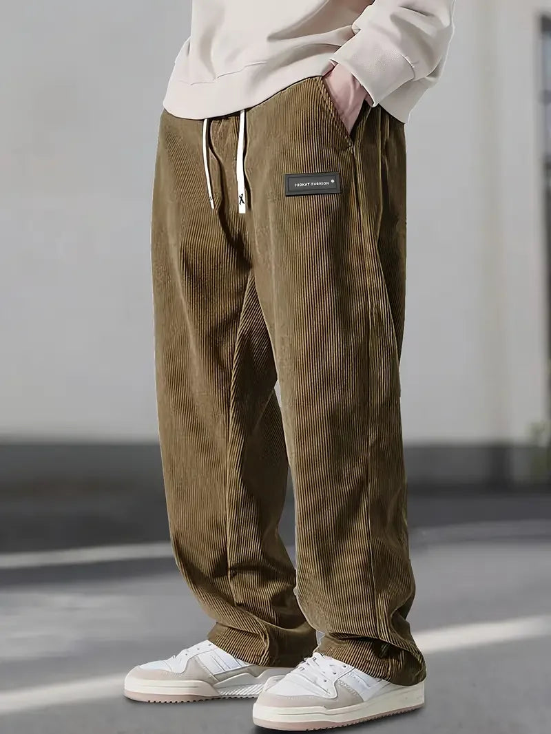 Men’s Corduroy Cargo Trousers