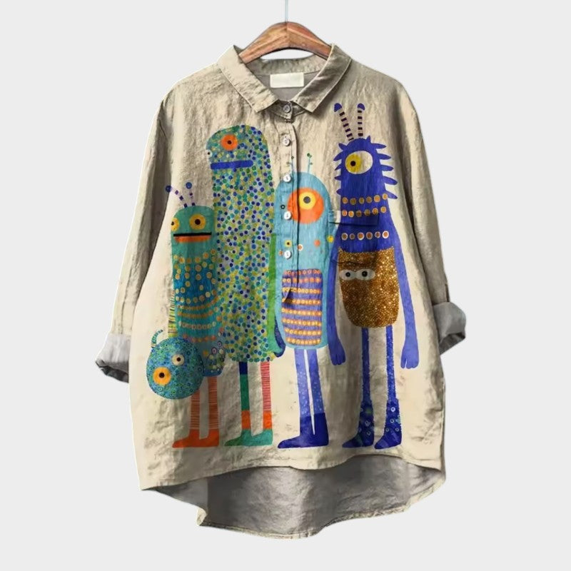 Kamilla | Premium Blouse with Lace Finish