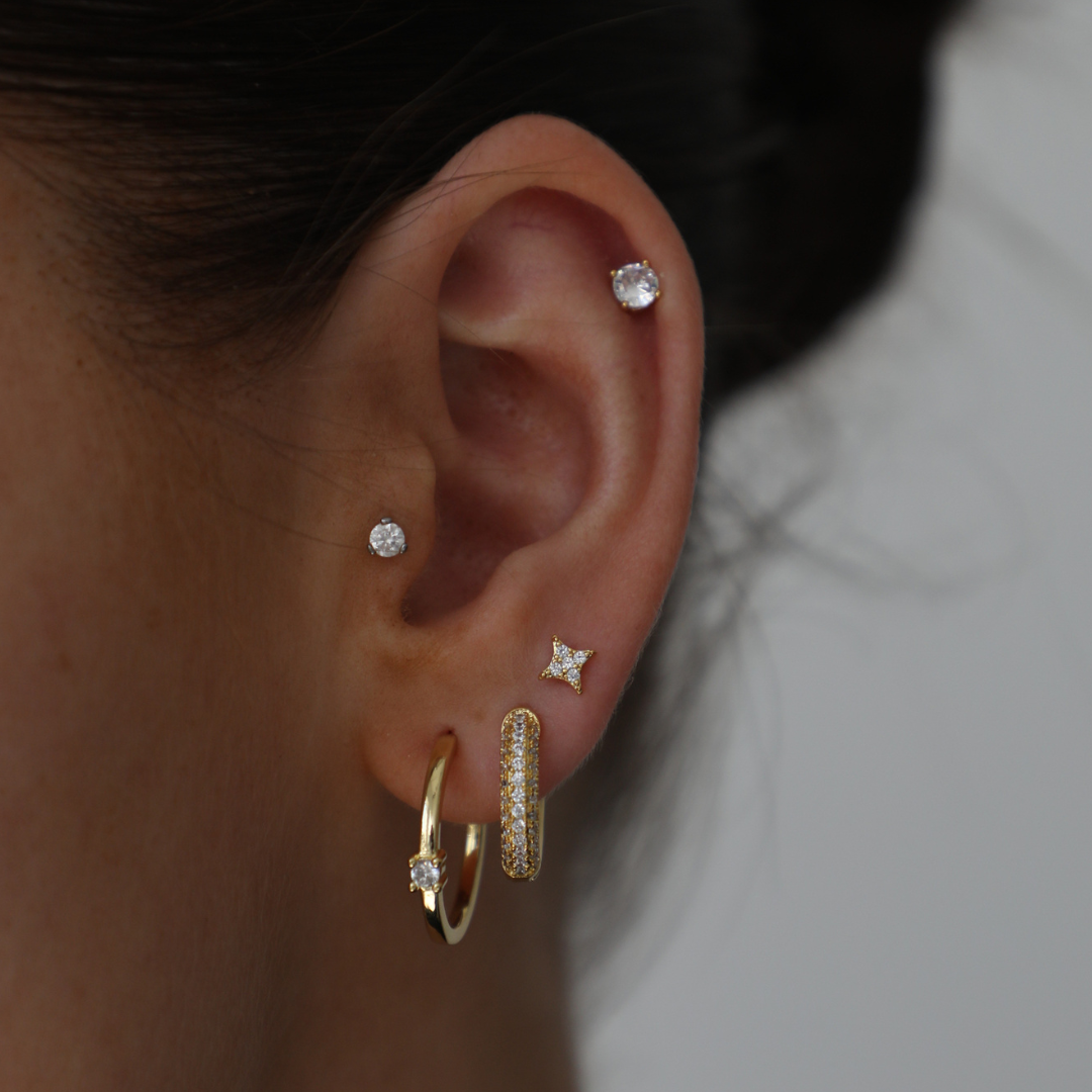 Elegant Earrings with Subtle Shine
