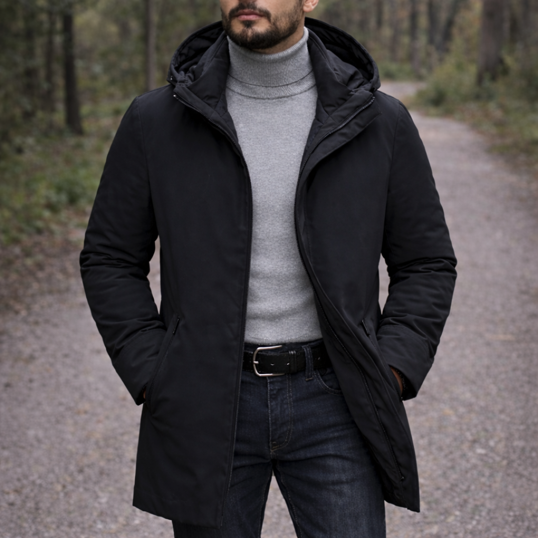 WEATHER PROTECTION HOODED WINTER COAT