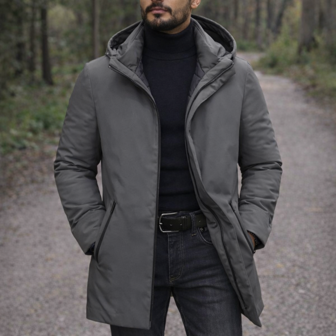 WEATHER PROTECTION HOODED WINTER COAT