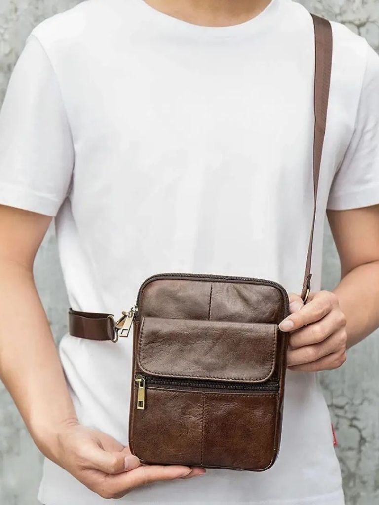 Tobias™ | Leather Crossover Bag