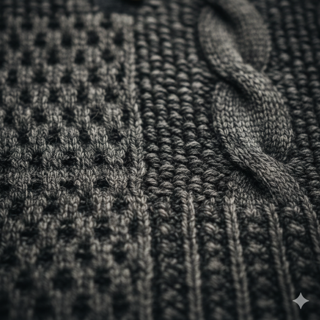 Vintage Print Sweater