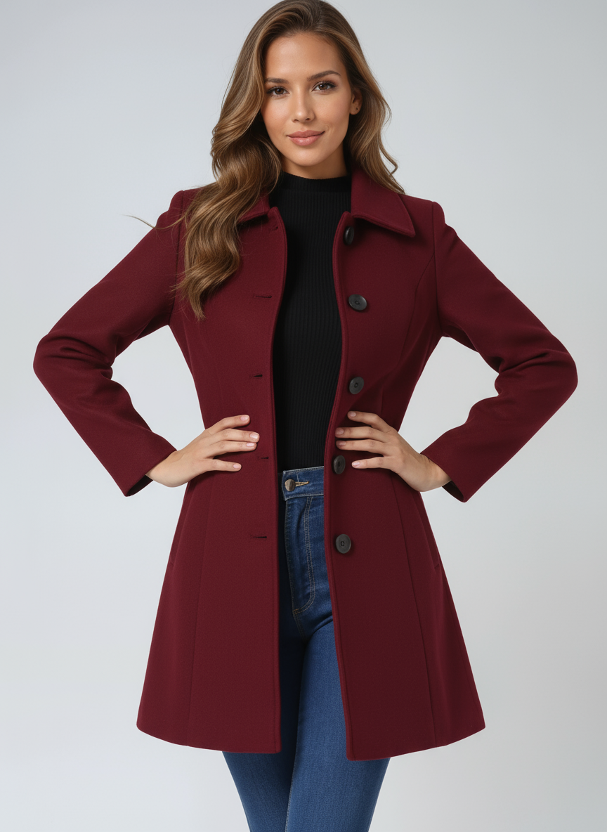 Breasted Winter Trench Coat