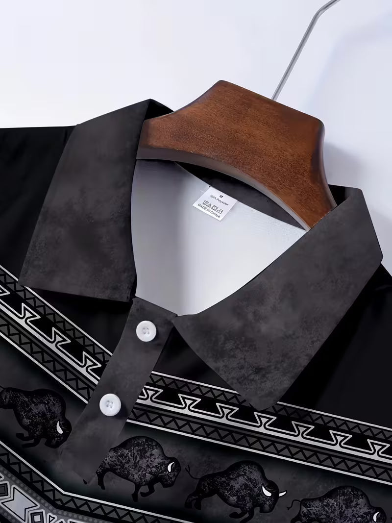 Casual Vintage Polo Shirt