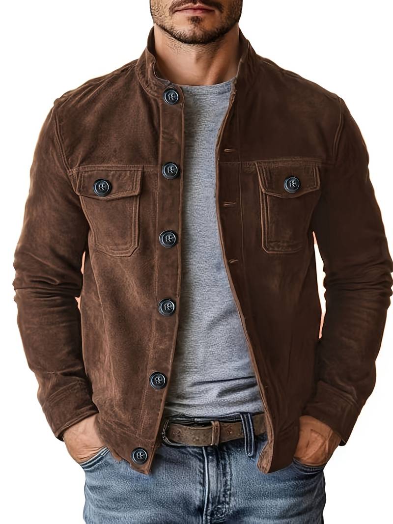 Casual long-sleeved jacket