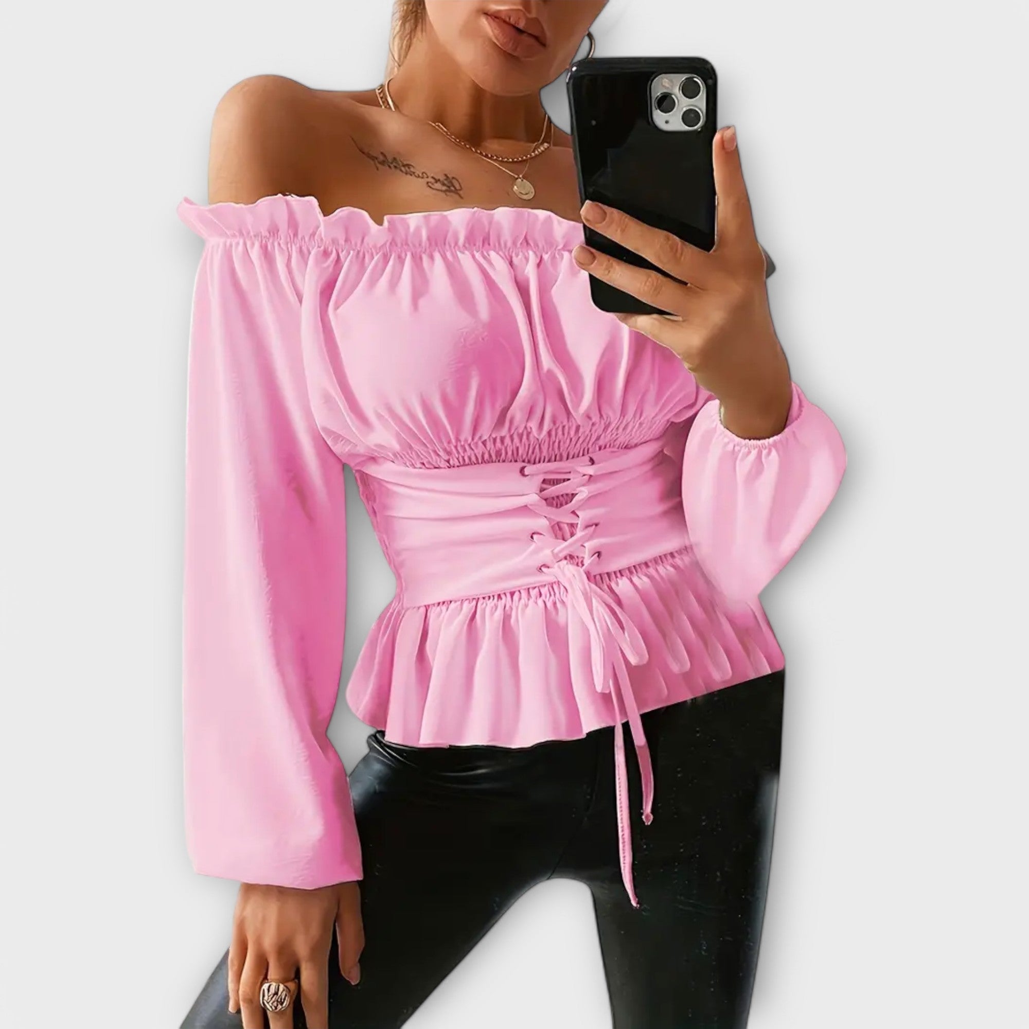 Amelia - Ruffled Blouse