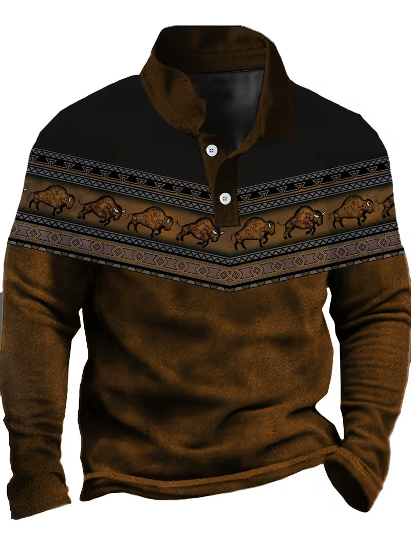 Casual Vintage Polo Shirt