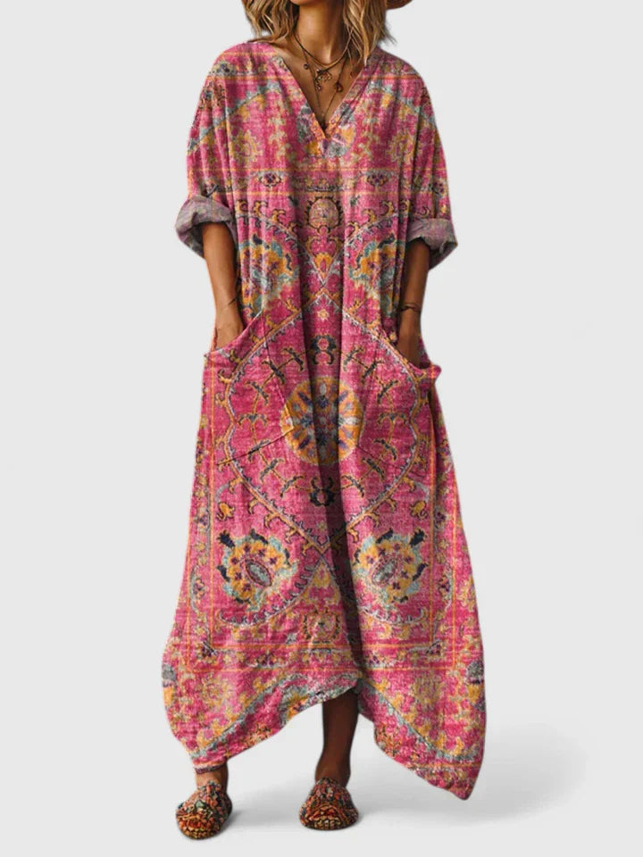 Comfortable A Line Maxi Dress