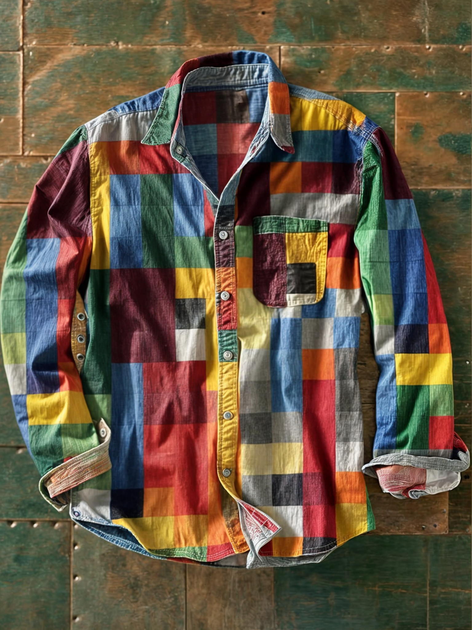 Elegant blouse with practical pocket