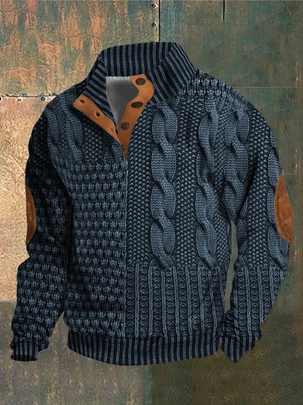 Vintage Print Sweater