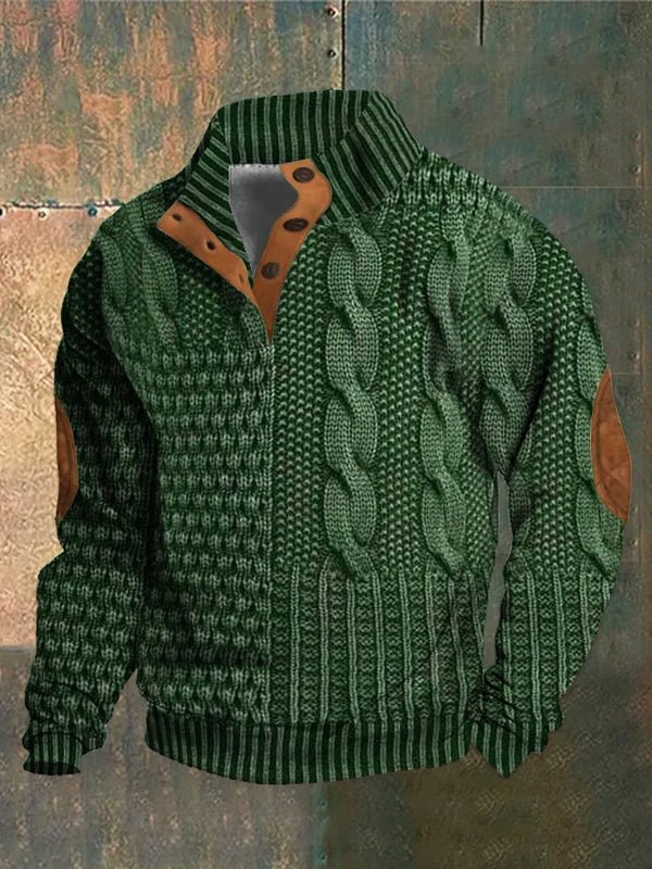 Vintage Print Sweater