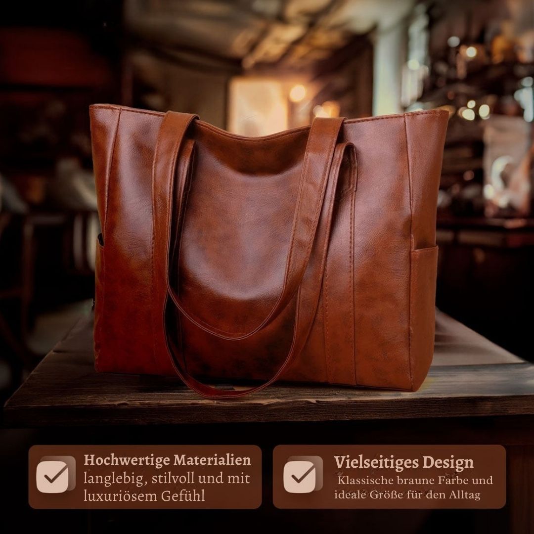 Klara - Classic Leather Crossbody Bag