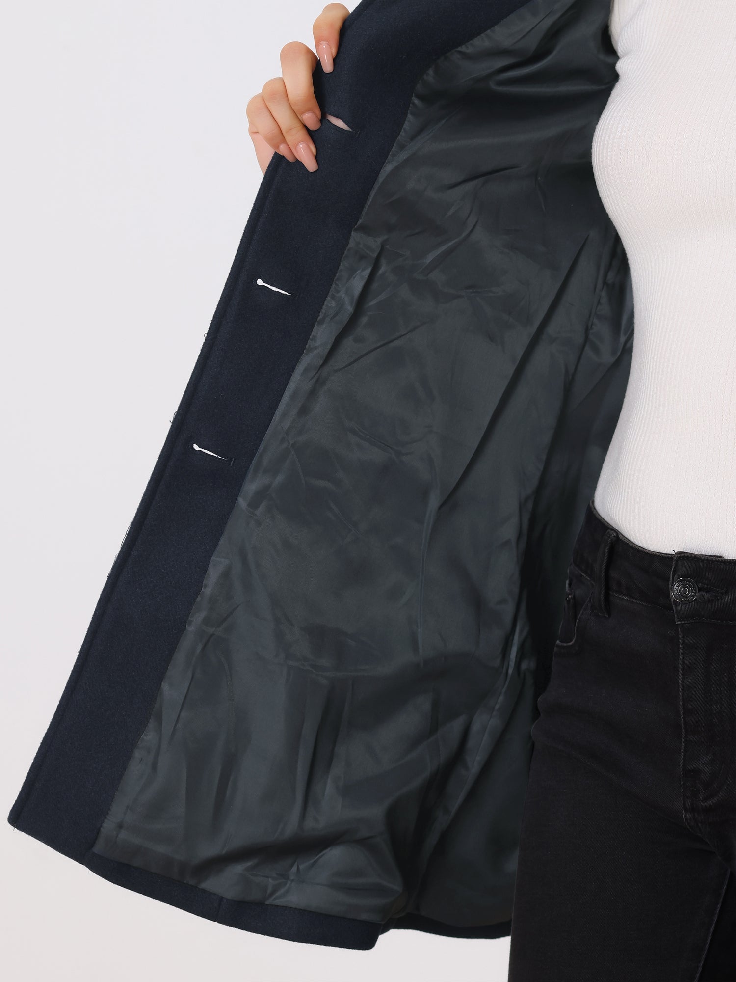 Breasted Winter Trench Coat
