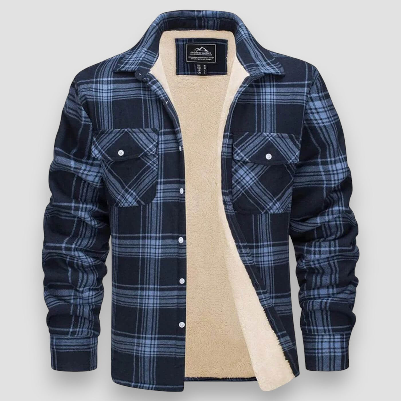 Jacket with Checkered Lining