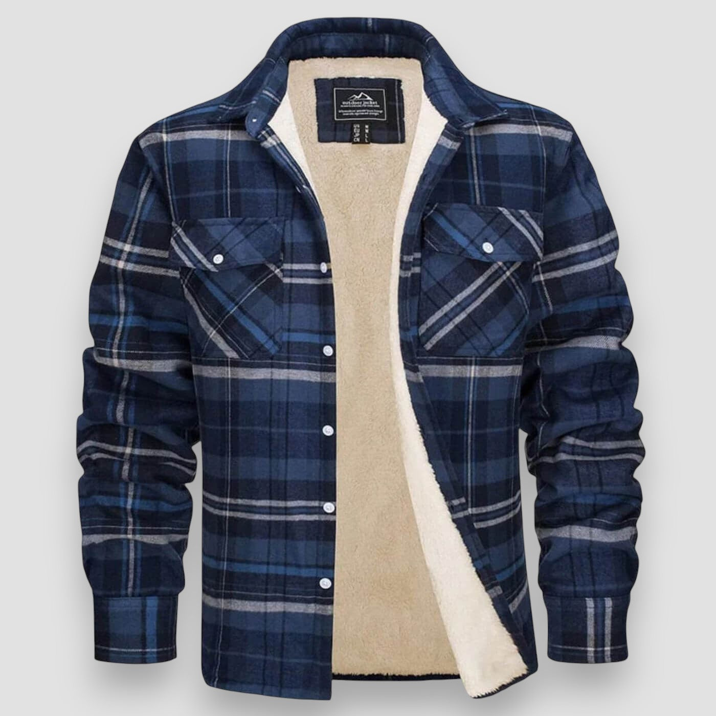 Jacket with Checkered Lining